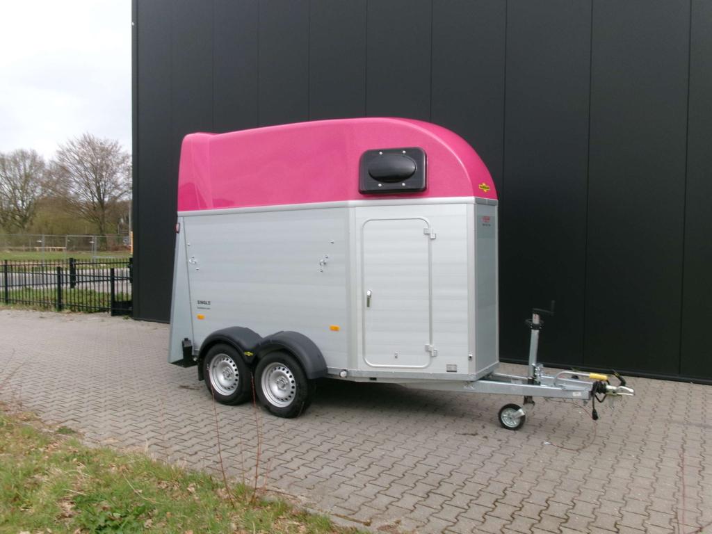Humbaur 1,5 paards. Type: Single aluminium. Bouwj: 2025, Gebruikt, Niet ingevuld, Aluminium, 1½-paards trailer