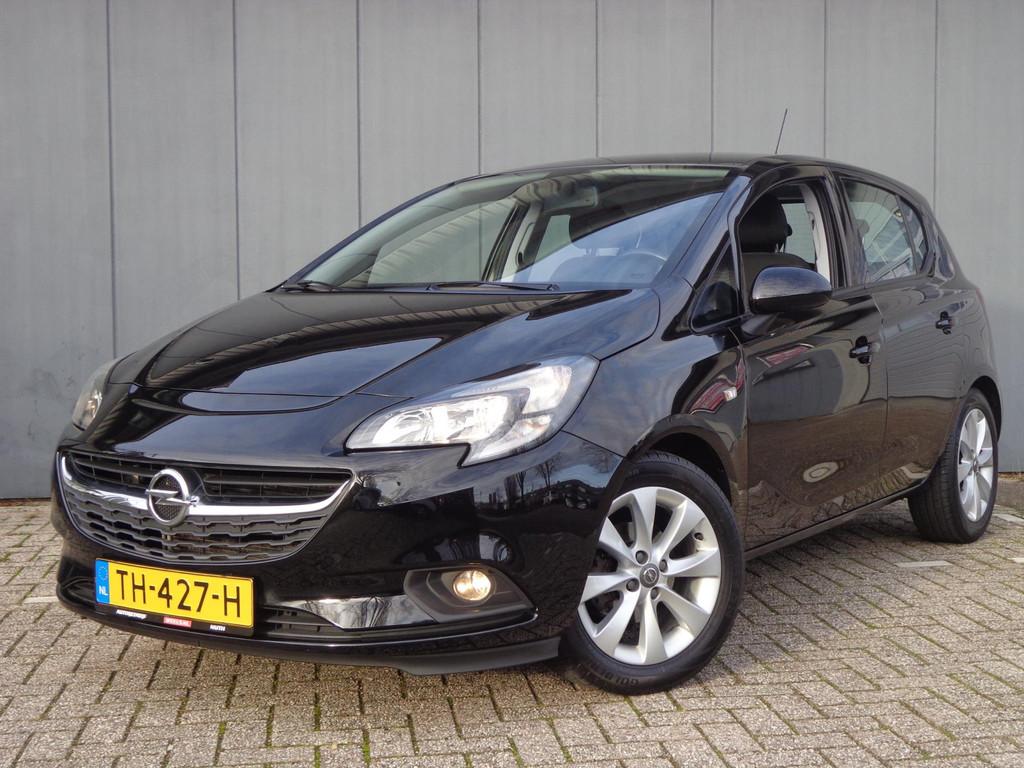 Opel Corsa 1.4i 16V Favourite 1Eig,Vol.Onderhoud, Voorwielaandrijving, Gebruikt, 4 cilinders, Origineel Nederlands