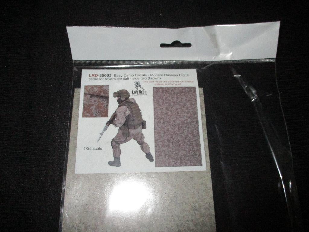 D-712,LIVE RESIN 1-35,NO,LRD-35003,Easy Camo Decals - Modern, Ophalen of Verzenden, Nieuw, 1:35 tot 1:50