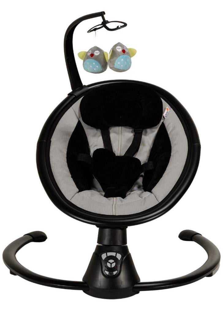 Qute Schommelstoel Q-Rocker Softgrey, Ophalen of Verzenden, Nieuw, Overige typen, Gordel(s)