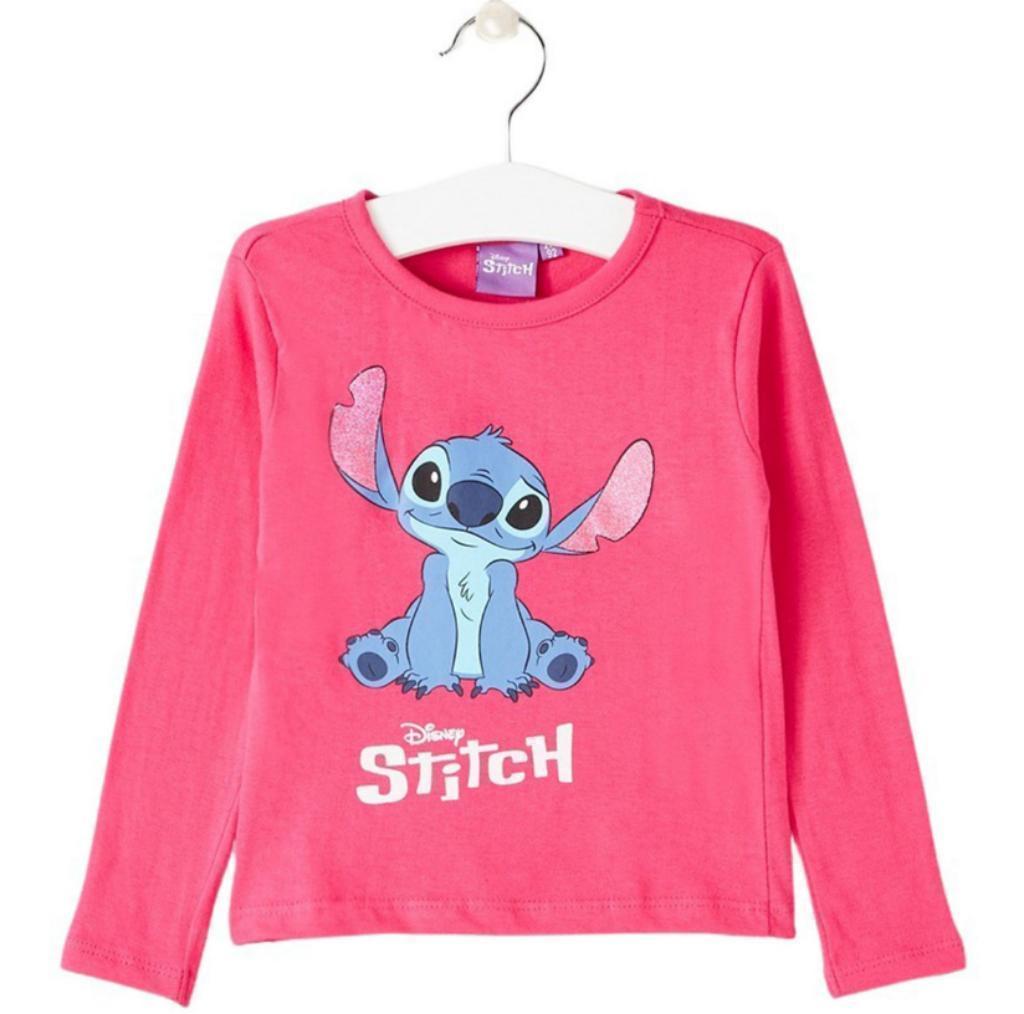 Stitch Longsleeve DR - Mt 92 - 98 - 104 - 110 - 116 - Disney, Kinderen en Baby's, Kinderkleding | Maat 116, Nieuw, Meisje, Shirt of Longsleeve