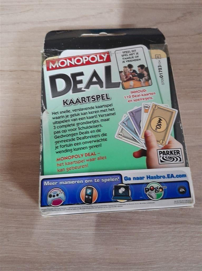 Monopoly deal - kaartspel - s3894, Verzenden, Zo goed als nieuw