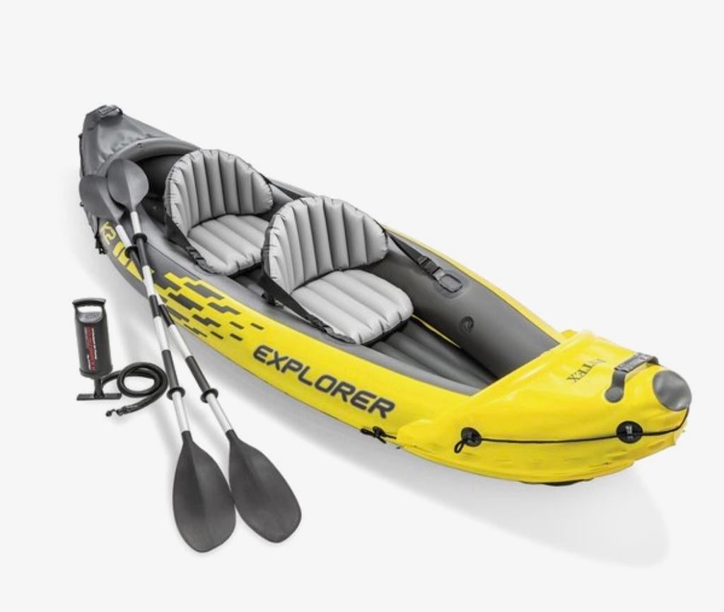 Kano Intex Explorer K2, Watersport en Boten, Kano's, Ophalen, Gebruikt, Kajak, Twee personen