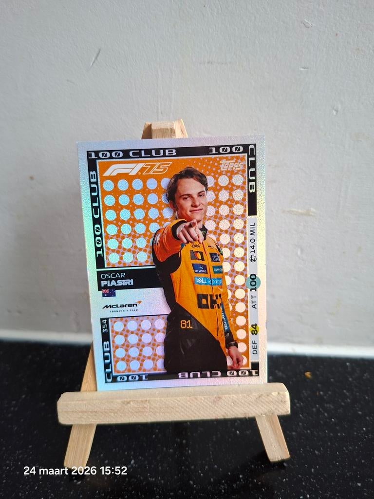 Topps F1 100 Club kaarten Oscar Piastri en Mika Hakkinen, Ophalen of Verzenden