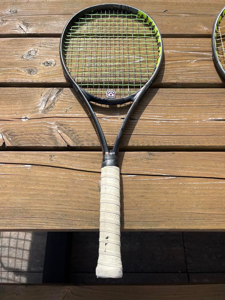 Gebruikt tennisracket, Sport en Fitness, Tennis, Ophalen of Verzenden, Gebruikt, Racket, Overige merken