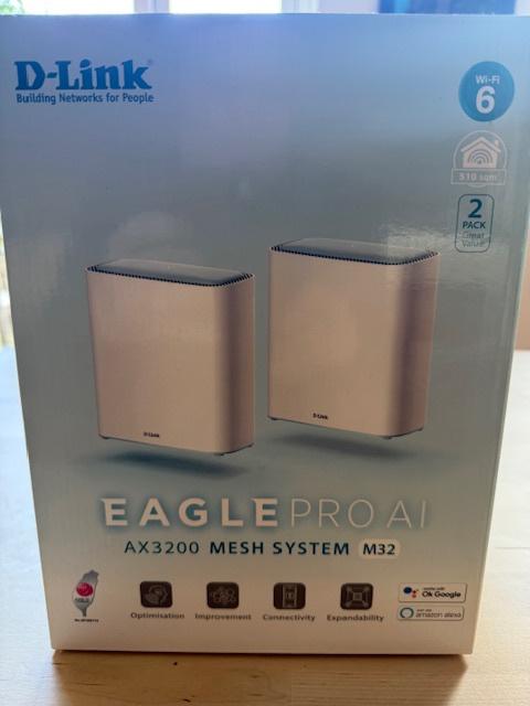 D-Link Eagle Pro AX3200 Mesh systeem M32 - Nieuw, Ophalen of Verzenden, Nieuw, Router, D-Link