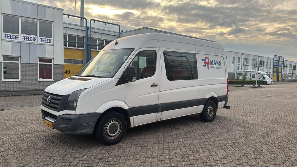 Volkswagen Crafter 32 2.0 TDI L2H3 BM Dubbele Cabine Airco L, Euro 5, Achterwielaandrijving, Gebruikt, Start-stop-systeem