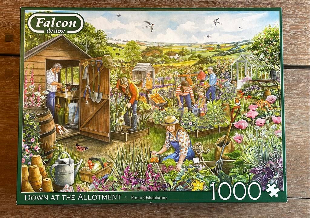Falcon de luxe puzzel 1000 stukjes, Hobby en Vrije tijd, Denksport en Puzzels, Ophalen of Verzenden, 500 t/m 1500 stukjes, Gebruikt
