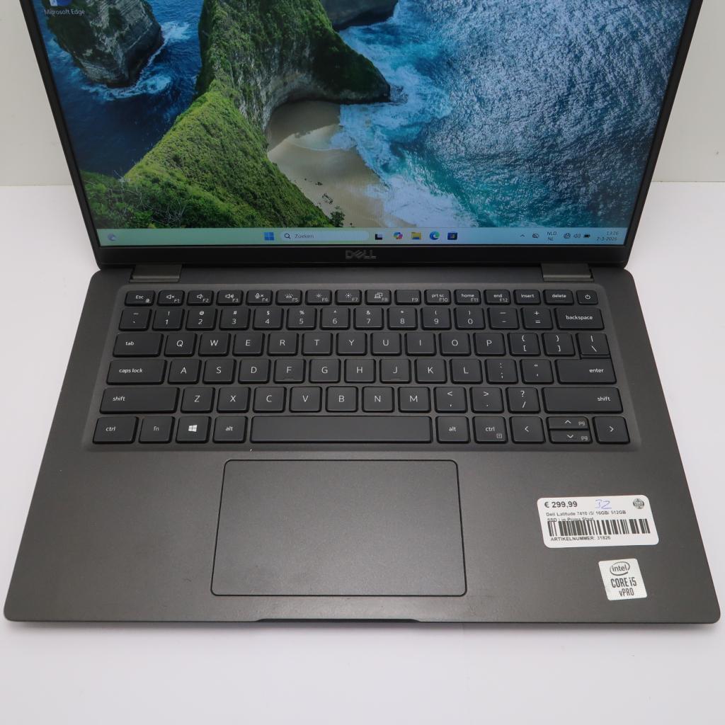 Dell Latitude 7410 i5/ 16GB/ 512GB SSD | in Prima Staat, Computers en Software, Windows Laptops, Niet ingevuld, Zo goed als nieuw