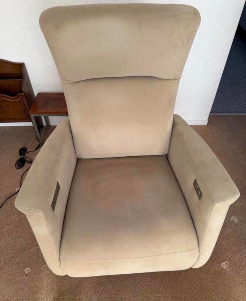 Prominent Toscana sta op stoel met accu en draaivoet, Ophalen, Zo goed als nieuw, Stof, 50 tot 75 cm