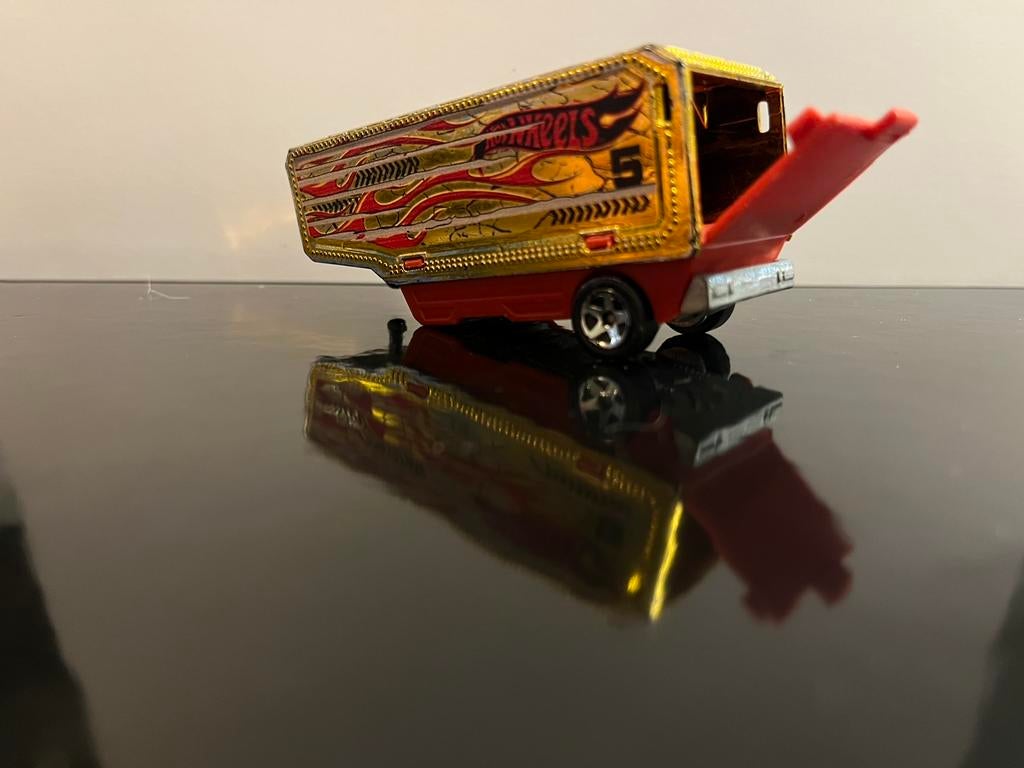 Gouden vrachtwagen trailer, Ophalen of Verzenden