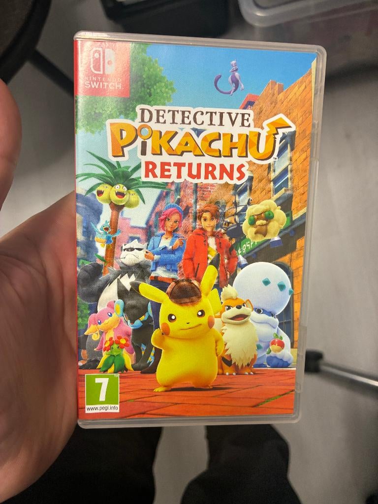Detective Pikachu Returns Nintendo Switch, Gebruikt, 1 speler, Vanaf 7 jaar, Ophalen