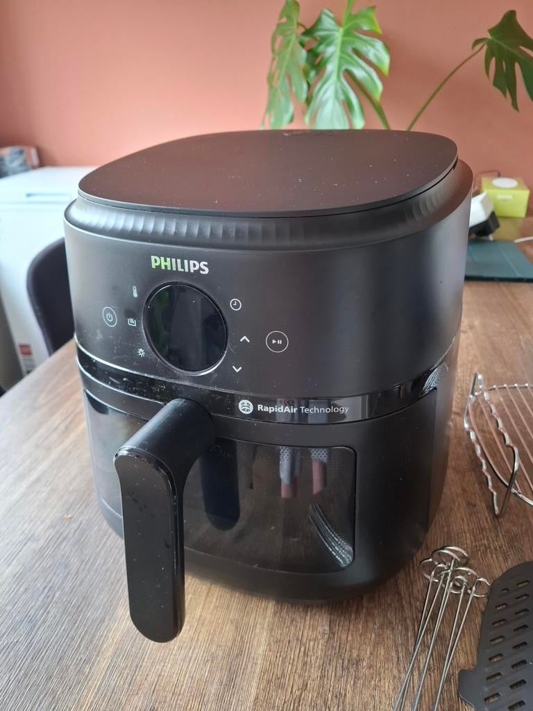 PHILIPS Airfryer NA230/00 2000 series 6.2L, Ophalen of Verzenden, Gebruikt, Airfryer, 1500 gram of meer