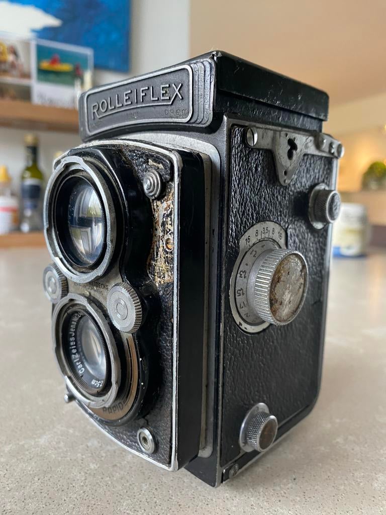 Rolleiflex Automat Model 2 (K4B) - Carl Zeiss Jena Tessar, Ophalen of Verzenden, Gebruikt, Spiegelreflex, Overige Merken