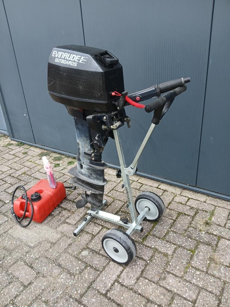 5 pk Evinrude te koop, Ophalen, Benzine, 5 tot 10 pk