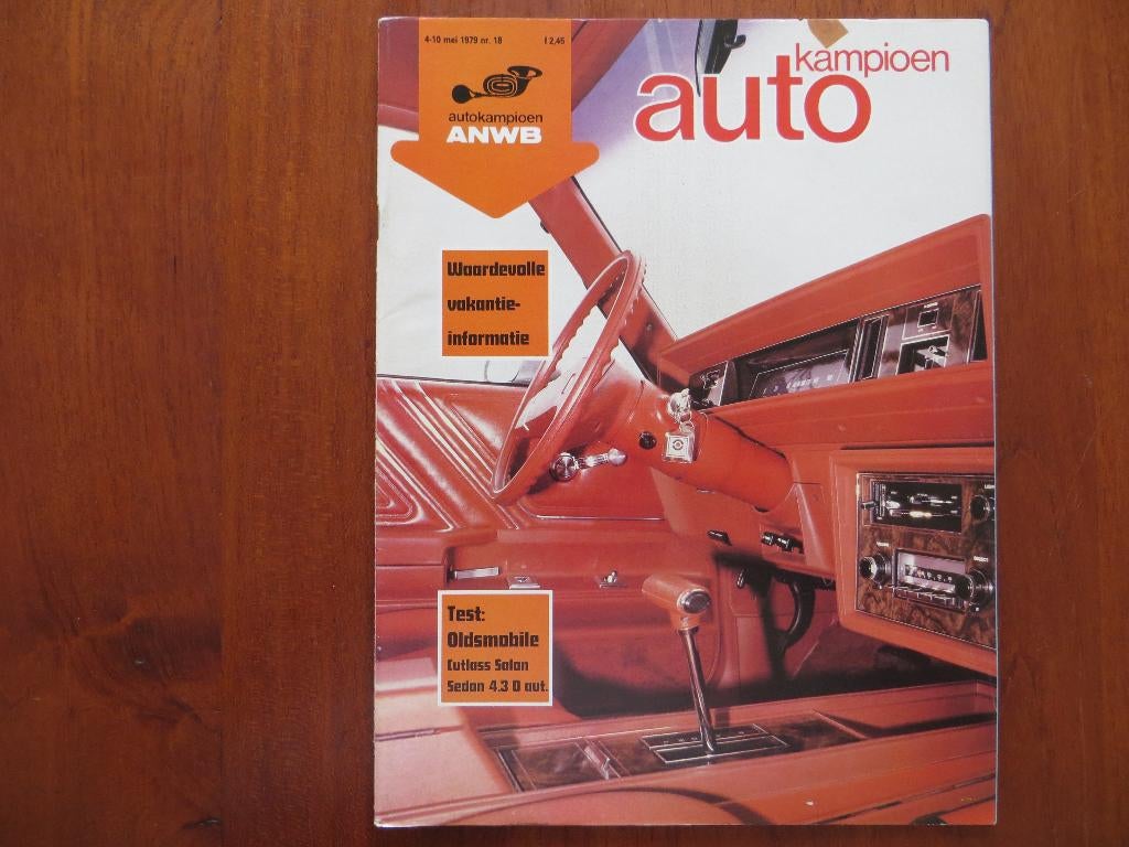 Autokampioen 18 1979 Oldsmobile Cutlass Salon Sedan 4.3 D, Ophalen of Verzenden, Nieuw, Renault