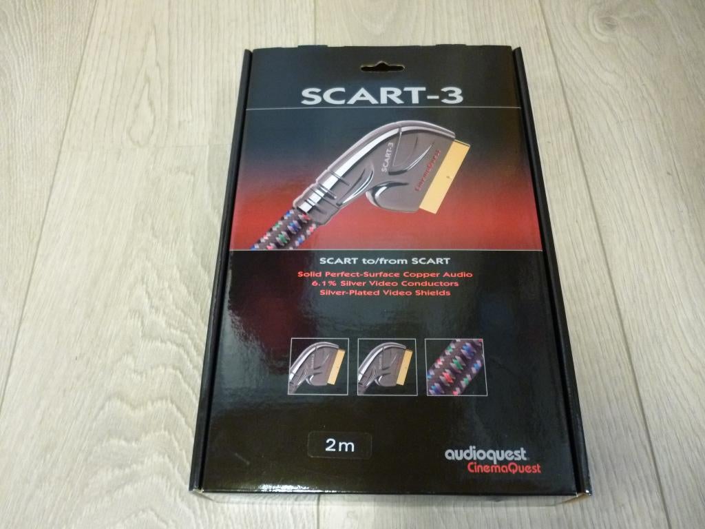 audioquest scartkabel scart 2m NIEUW, Audio, Tv en Foto, Audiokabels en Televisiekabels, Ophalen of Verzenden, Nieuw, 2 tot 5 meter