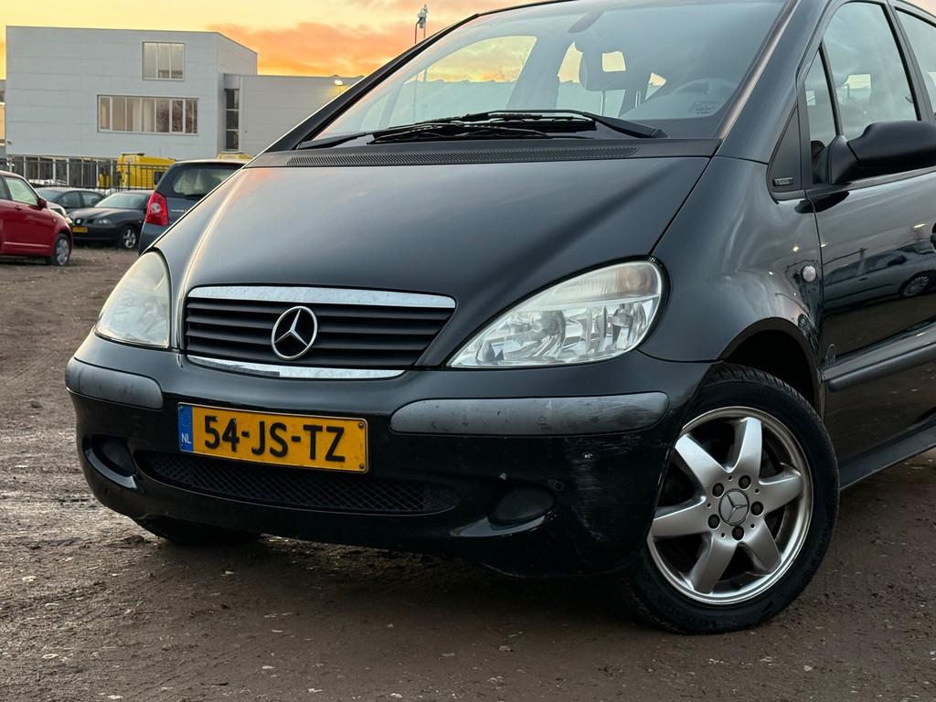 Mercedes-Benz A-klasse 140 Elegance/AUTOMAAT, Stof, Zwart, Origineel Nederlands, Bedrijf