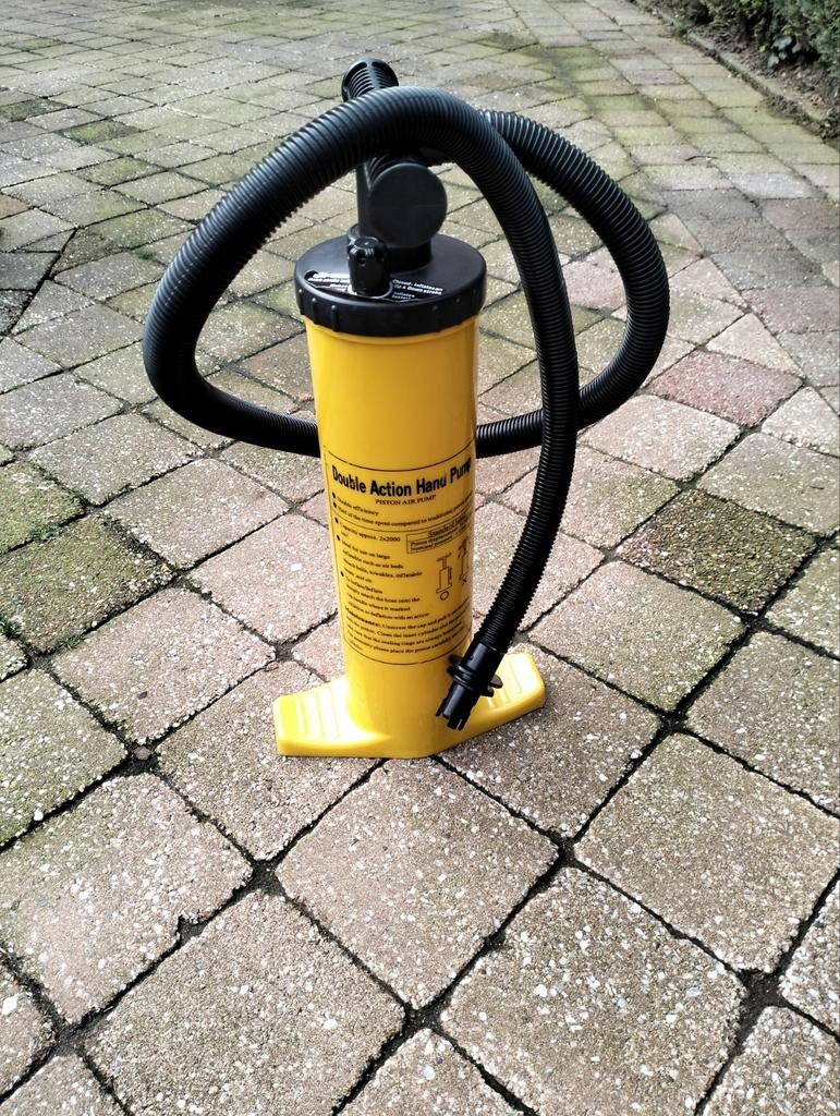 Luchtpomp voor rubberboot - Double Action Handpomp, Watersport en Boten, Ophalen of Verzenden, Gebruikt, Overige typen