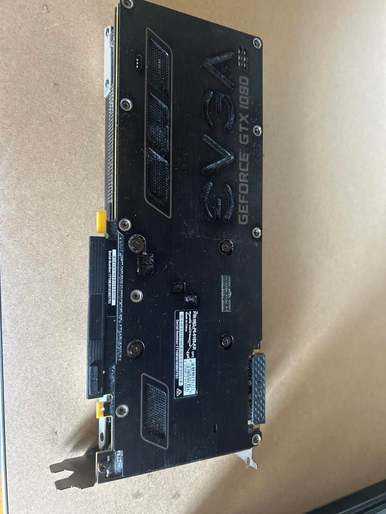 EVGA GeForce GTX 1080 videokaart, Computers en Software, Videokaarten, PCI-Express 3, Gebruikt, HDMI, Ophalen of Verzenden