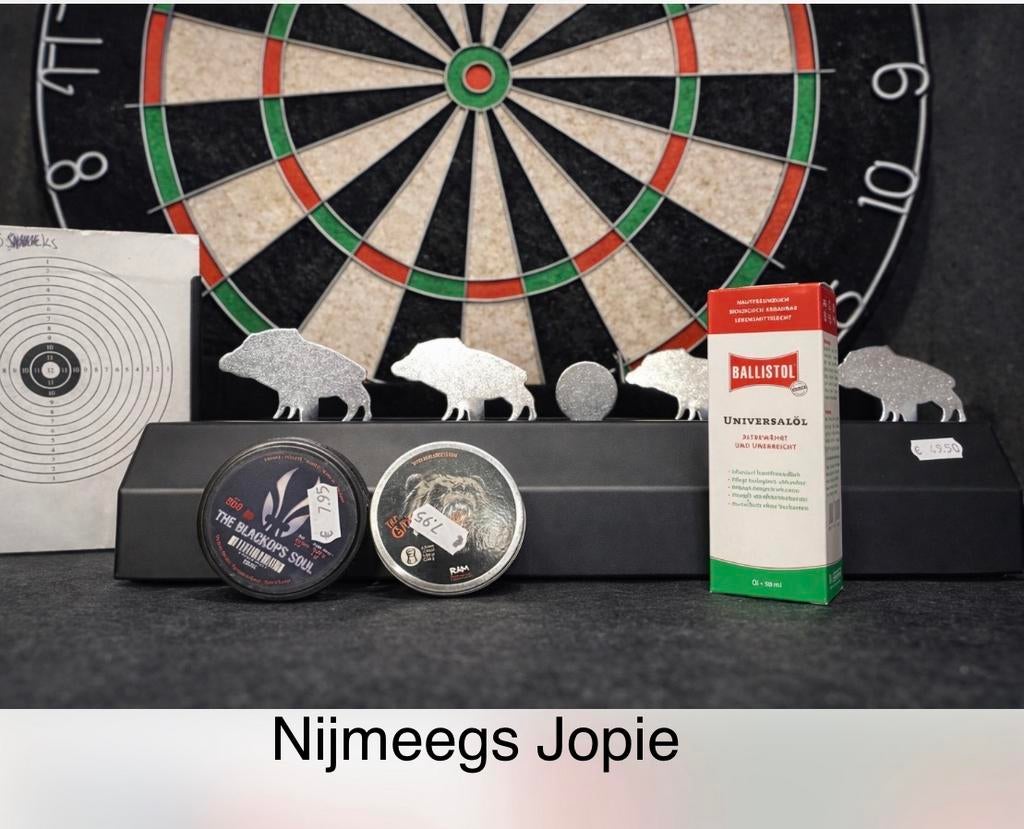 Luchtbuks kogeltjes 4,5mm of 5,5mm, G, G, G, Nieuw