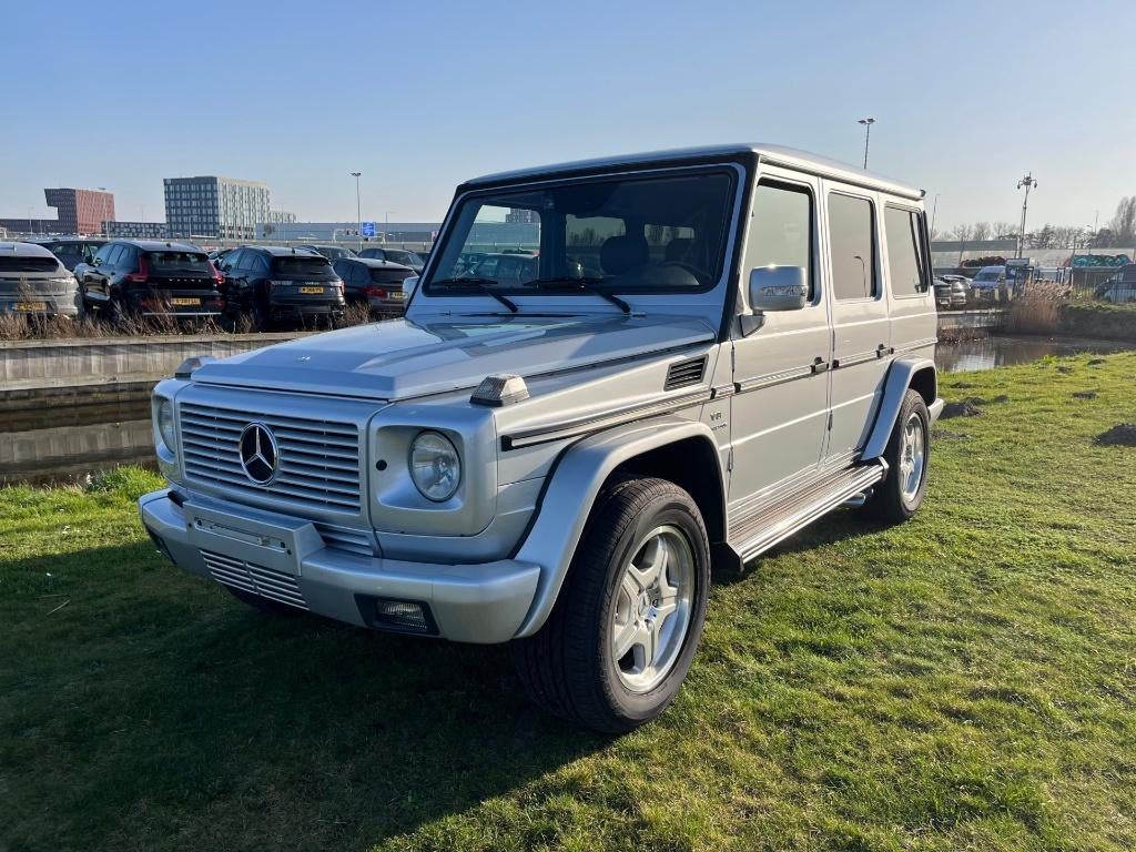 Mercedes G-klasse G55 AMG Kompressor Youngtimer ex btw, Auto's, Mercedes-Benz, Automaat, G-Klasse, Open dak, Leder