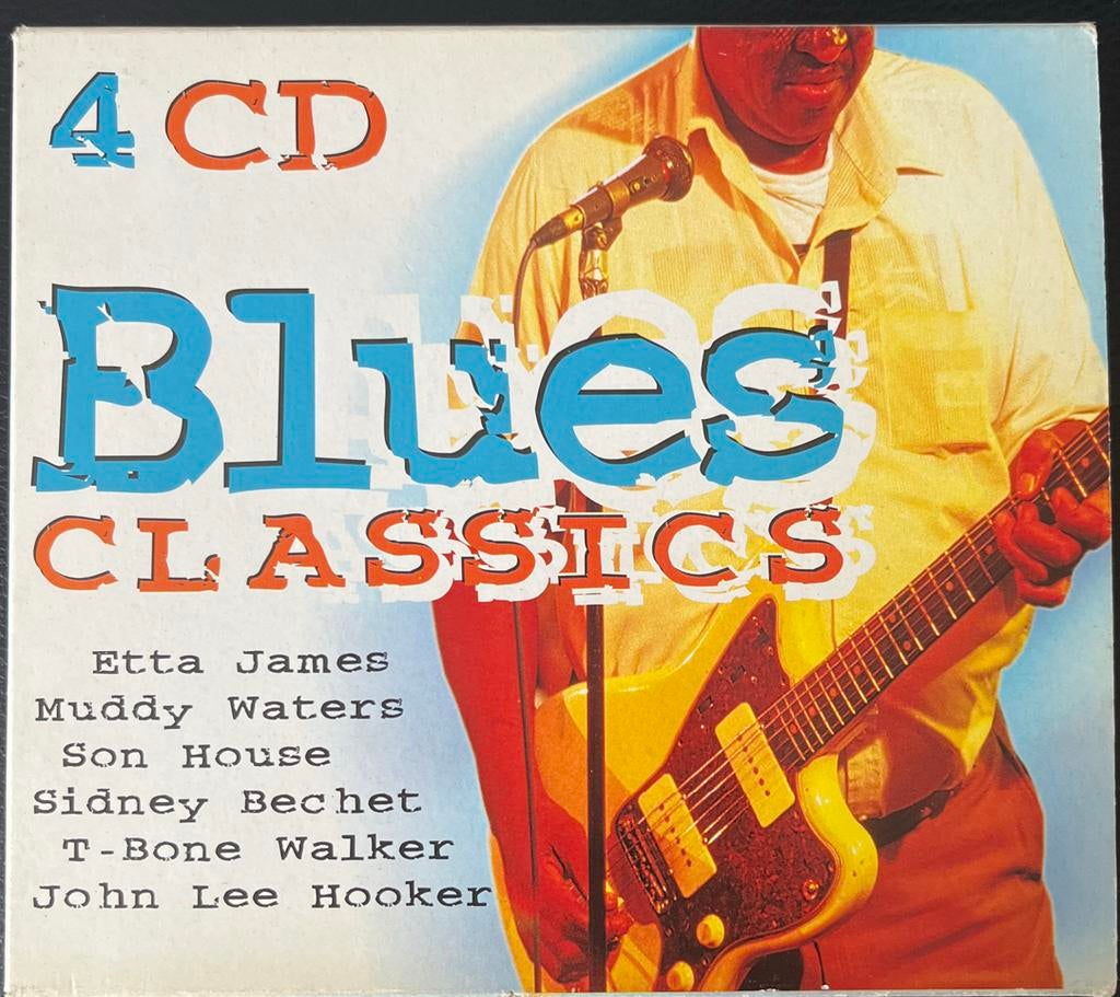 4 CD Blues Classics Boxset, 1960 tot 1980, Gebruikt, Boxset, Ophalen of Verzenden