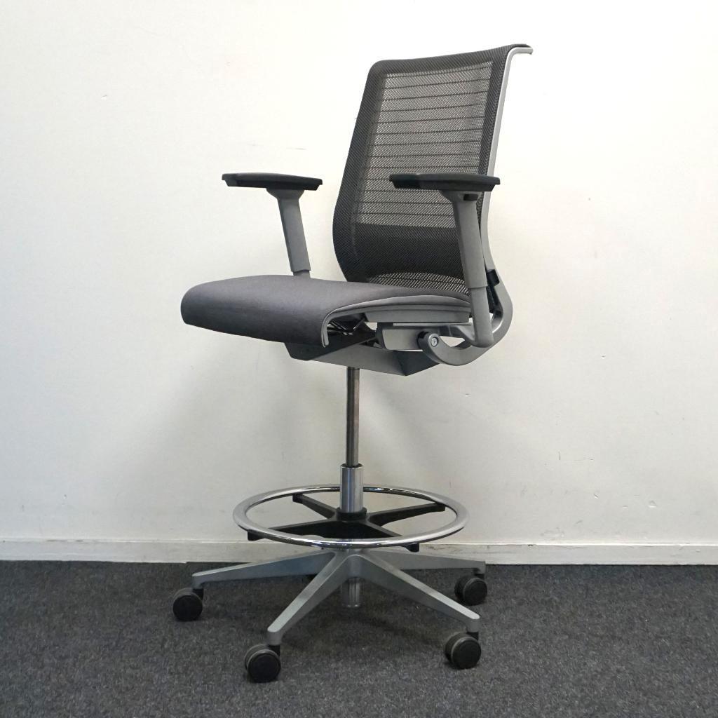 Steelcase Think V2 Baliestoelen | Ergonomisch | Grijs, Gebruikt, -, -, Ophalen of Verzenden
