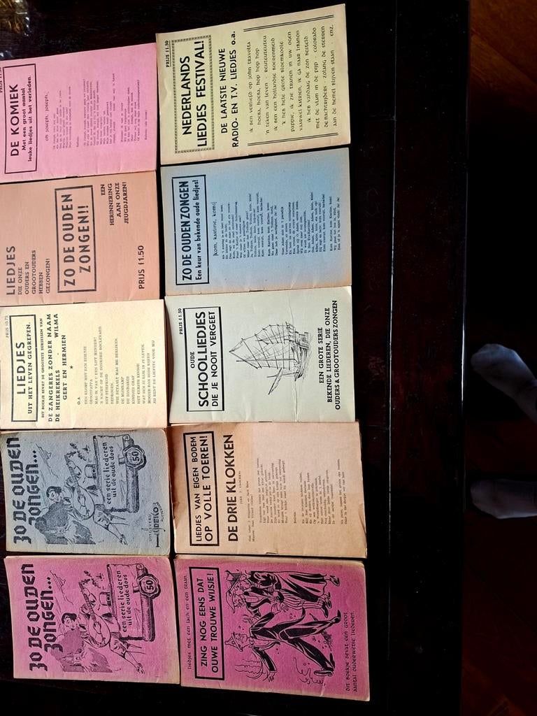 Vintage zangbundels vanaf 1920, Boeken, Ophalen of Verzenden, Gelezen, Algemeen