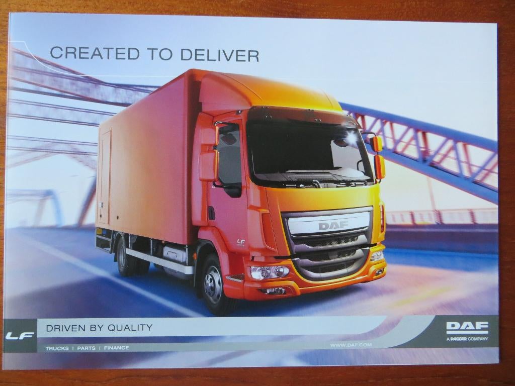 DAF LF (okt. 2013) (Engelse folder), Ophalen of Verzenden, Nieuw, Overige merken