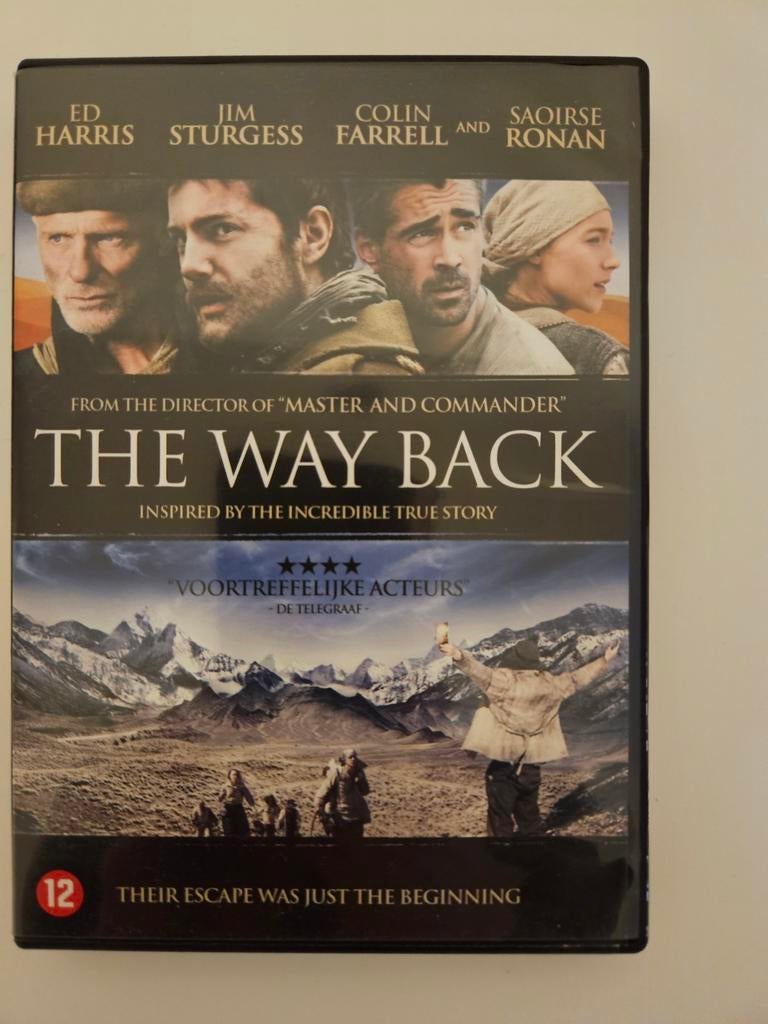 DVD The Way Back, Cd's en Dvd's, Dvd's | Drama, Vanaf 12 jaar, Ophalen of Verzenden, Zo goed als nieuw