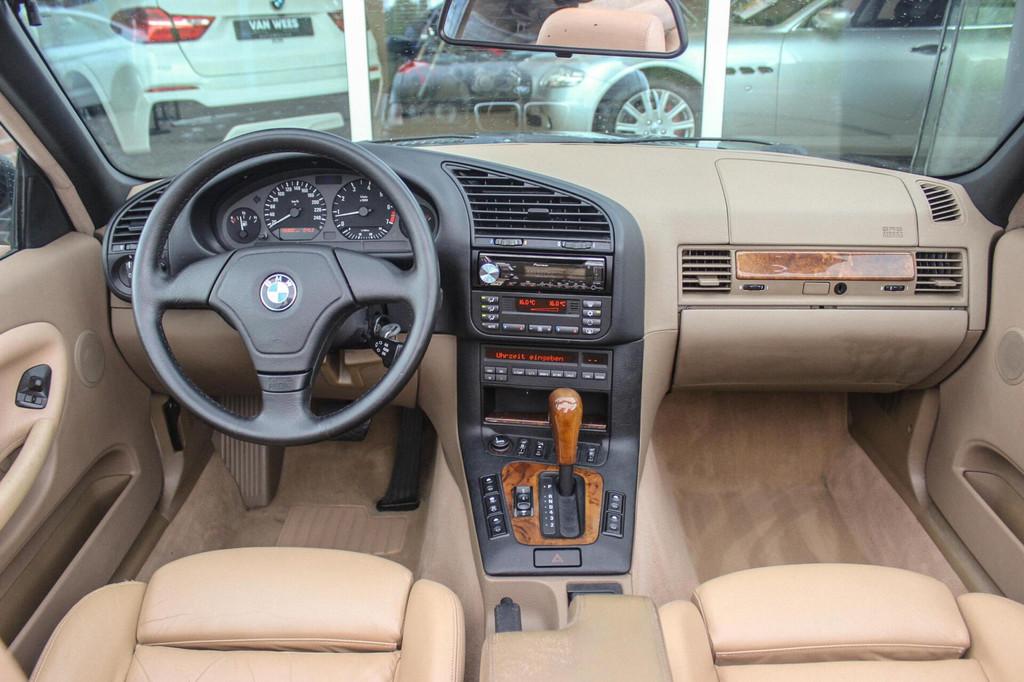 BMW 3-serie Cabrio 320i E36 Executive | NL auto | 6 cilinder, Auto's, Achterwielaandrijving, Gebruikt, Beige, 4 stoelen