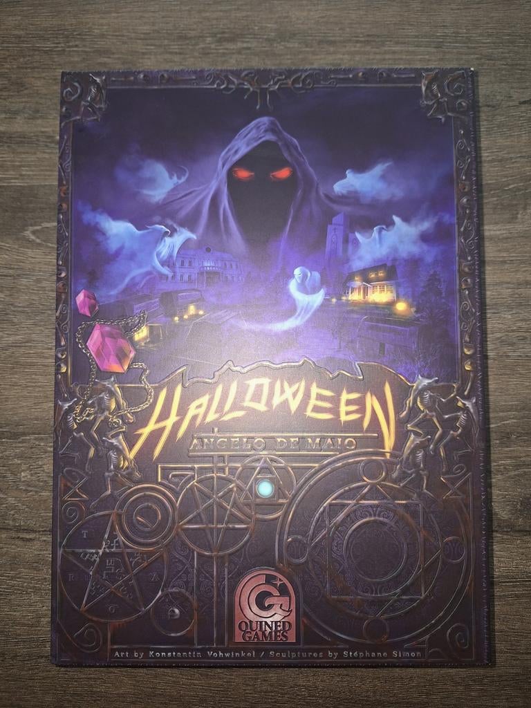 Halloween kickstarter bordspel 2017 compleet nieuwstaat!, Ophalen of Verzenden, Zo goed als nieuw, Quined Games