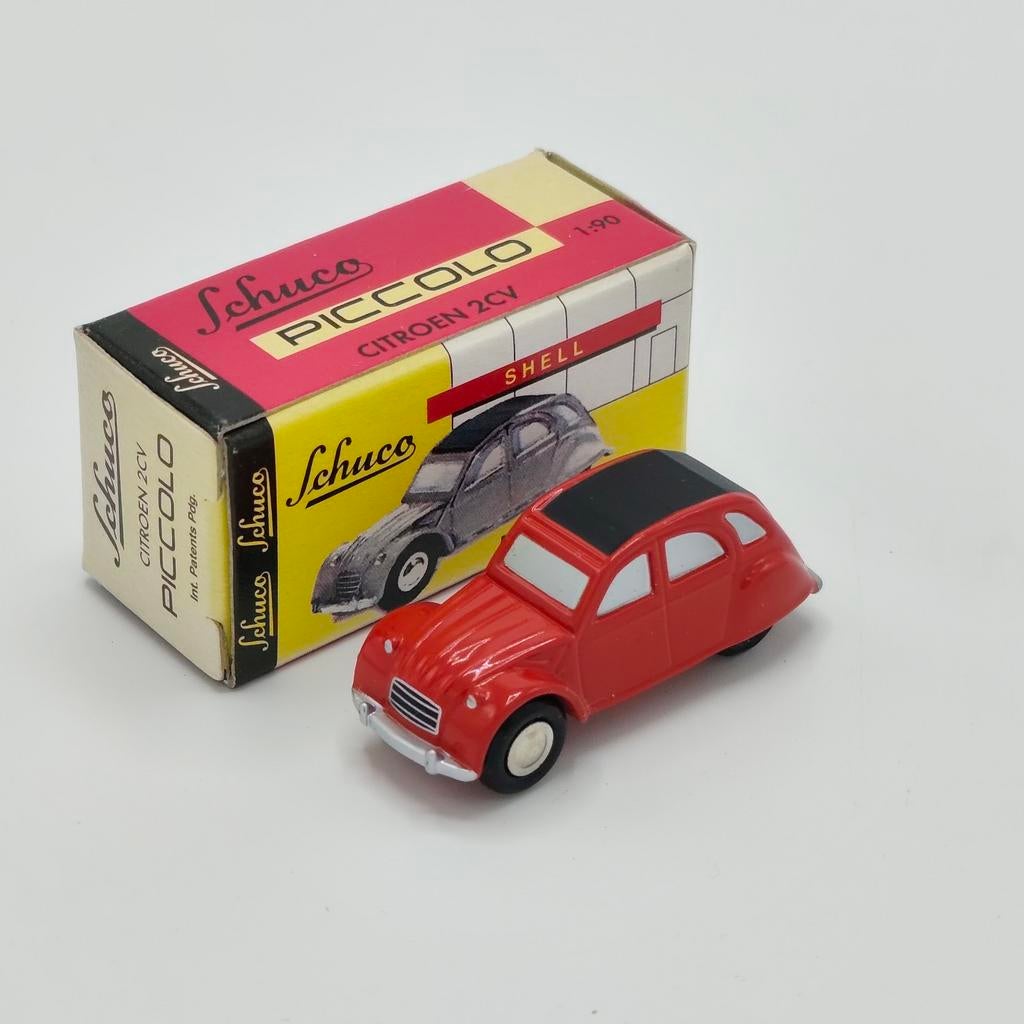 Schuco piccolo Citroën 2cv eend rood nieuw in doos, Ophalen of Verzenden, Nieuw, Auto, Overige merken