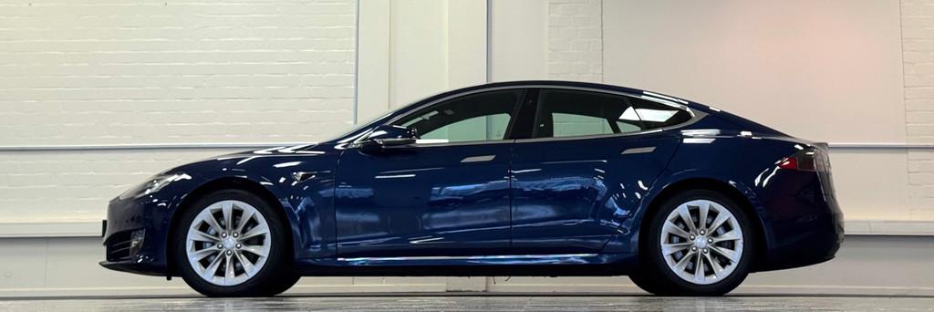 Tesla Model S 100D SOH 93% Premium upgradepakket/Connectivit, Auto's, Tesla, Automaat, Gebruikt, Zwart, Vierwielaandrijving