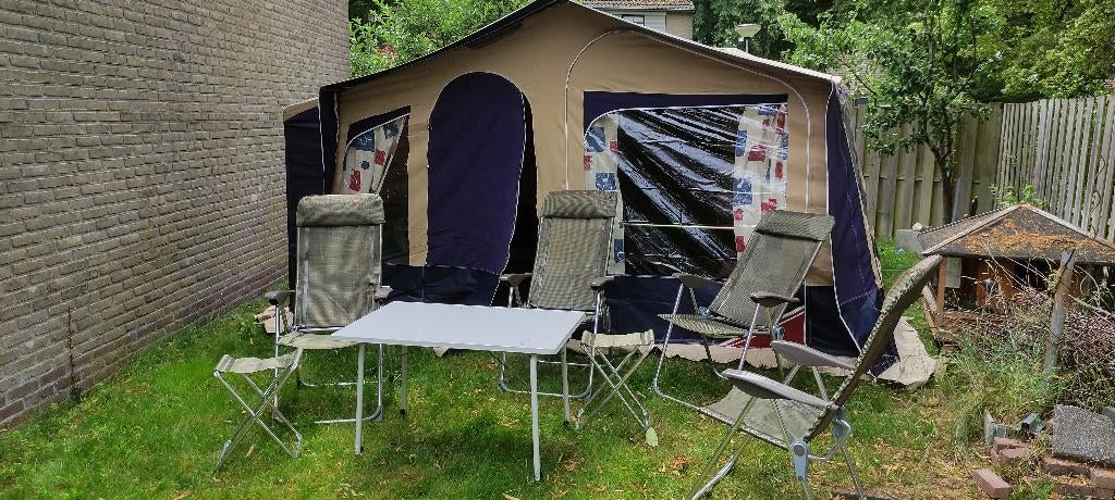 Jamet Louisiana vouwwagen (2004), Caravans en Kamperen, Ophalen, Aanwezig, Jamet, Tot en met 6