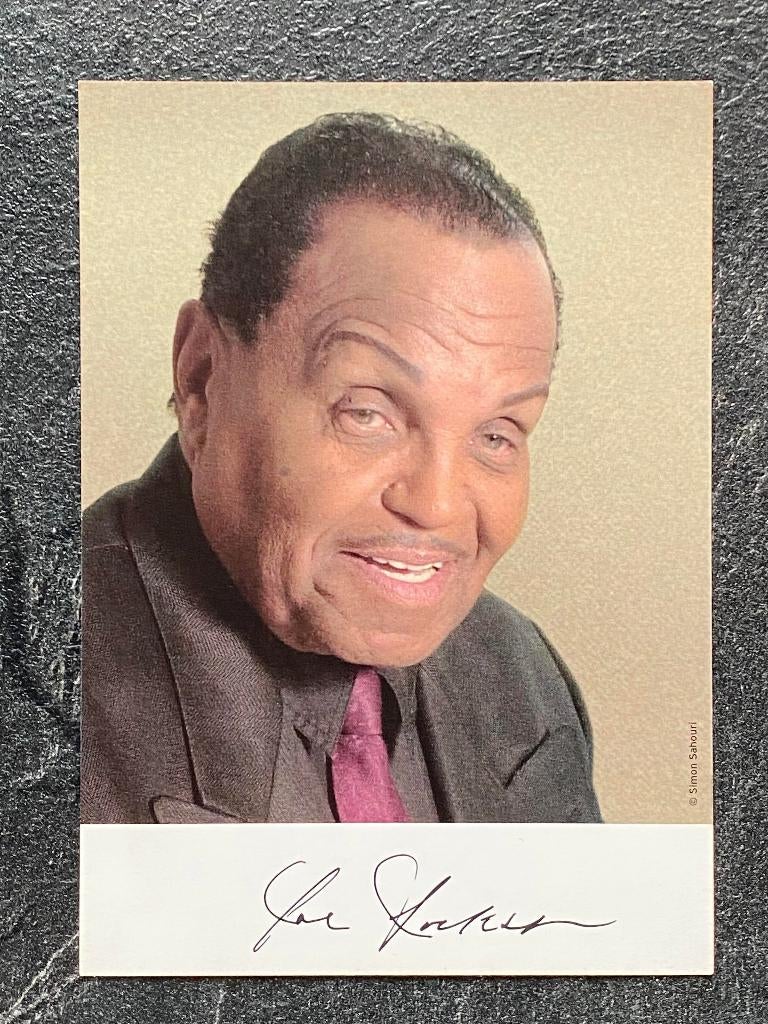 Handtekening Joe Jackson - vader Michael Jackson, Ophalen of Verzenden, Nieuw