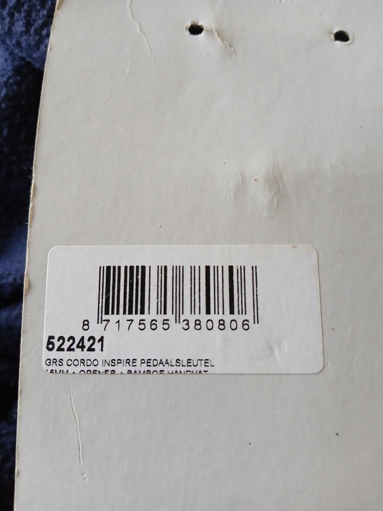 Cordo Pedaalsleutel/Flesopener - Inspire Bike Tools, Fietsen en Brommers, Ophalen of Verzenden, Nieuw, Overig gereedschap