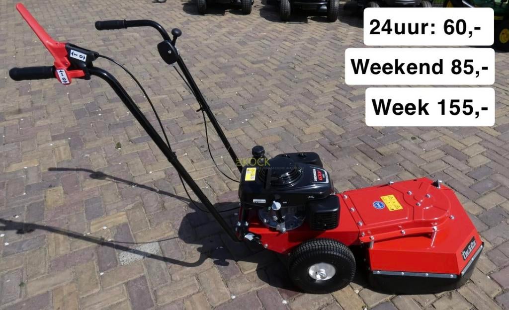 Onkruidborstel machine TE HUUR, Ophalen, Zo goed als nieuw