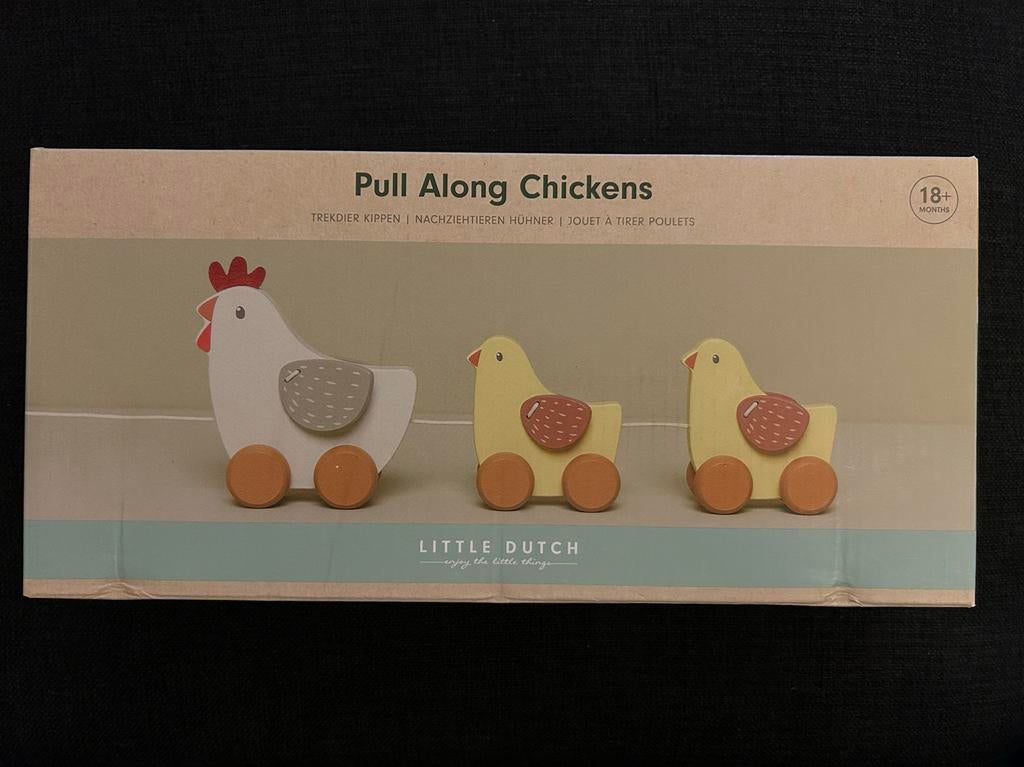 Little Dutch Pull Along Chickens, Ophalen of Verzenden, Nieuw, Duw- of Trekspeelgoed