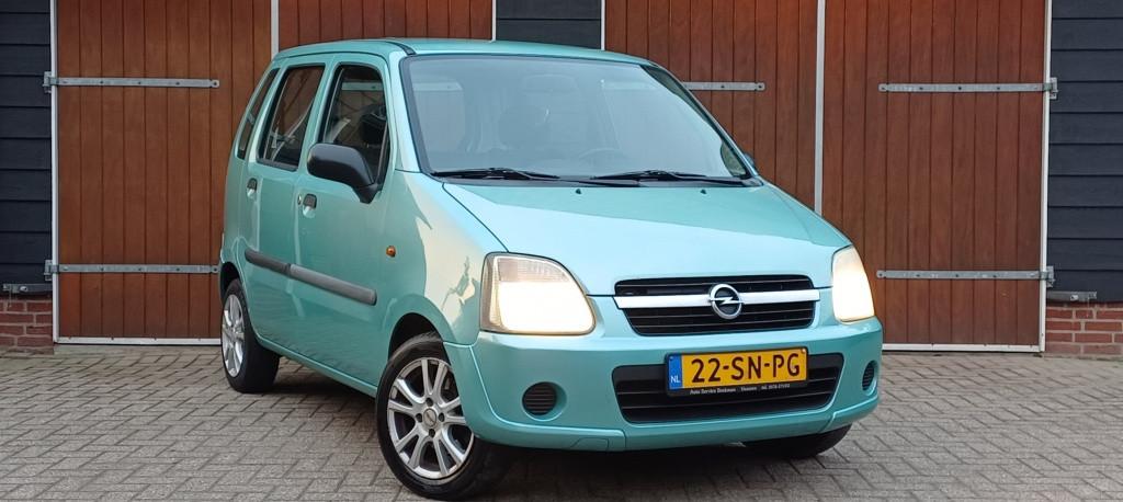 Opel Agila 1.2-16V Essentia, Bluetooth, All seasonbanden, NA, Auto's, Voorwielaandrijving, Stof, 4 cilinders, 1229 cc