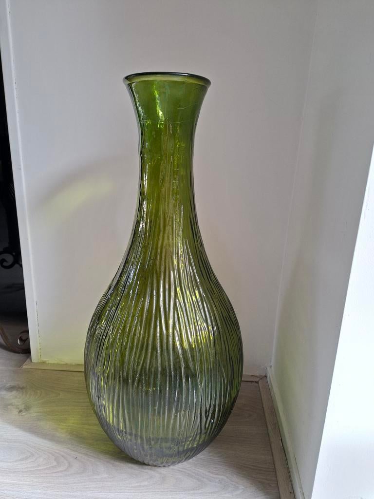 Vaas groot, Huis en Inrichting, Woonaccessoires | Vazen, Ophalen, Zo goed als nieuw, Overige kleuren, Glas