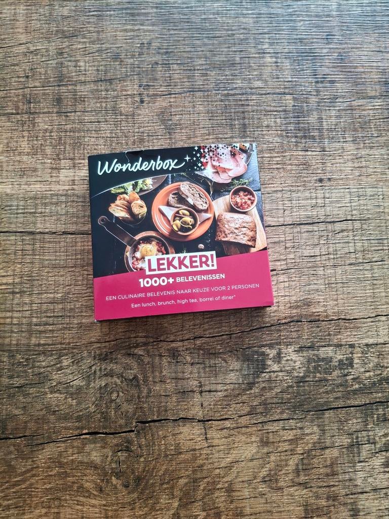 Wonderbox, Eén persoon, Cadeaubon