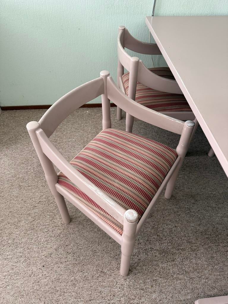 Vier Carimate stoelen, Vico Magistretti voor Cassina, Ophalen