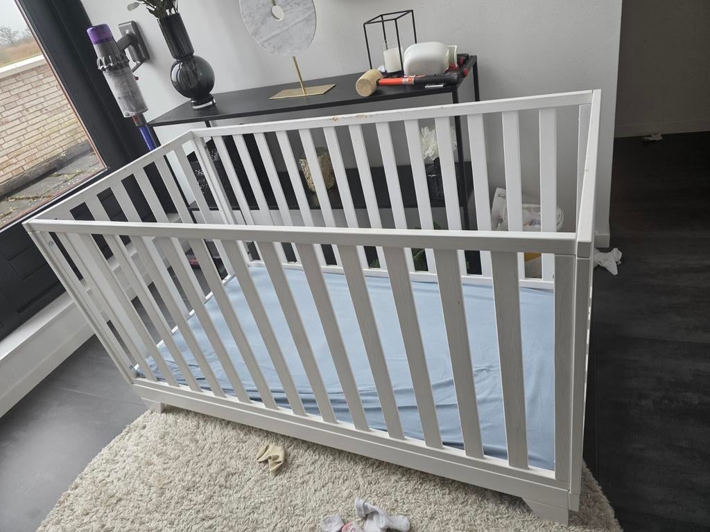 Meegroei Ledikant Colorfull Home Lois V2 70x140 Wit, Kinderen en Baby's, Babywiegjes en Ledikanten, Ophalen