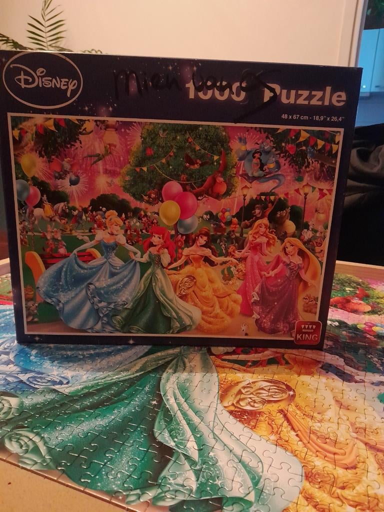 Disney Prinsessen Puzzel 1000 stukjes King, Ophalen of Verzenden