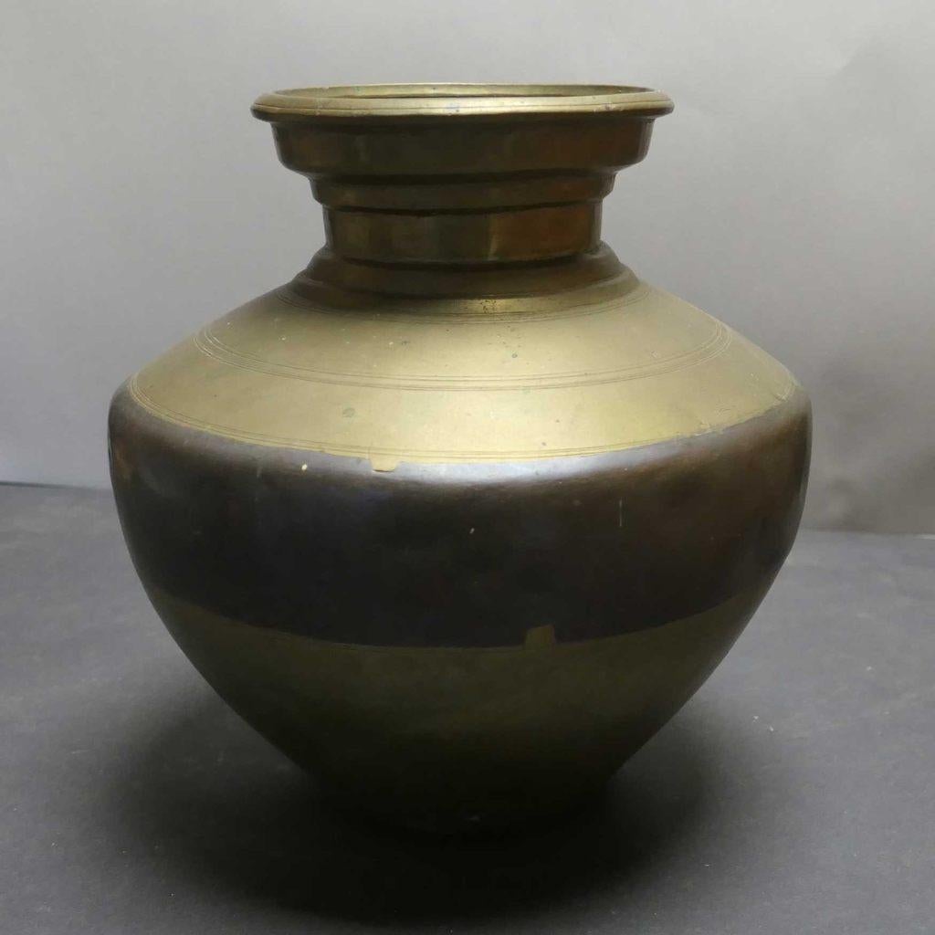 Pot Vaas uit INDIA koper ketel kruik INX1 Kunst Azie, Antiek en Kunst, Ophalen of Verzenden