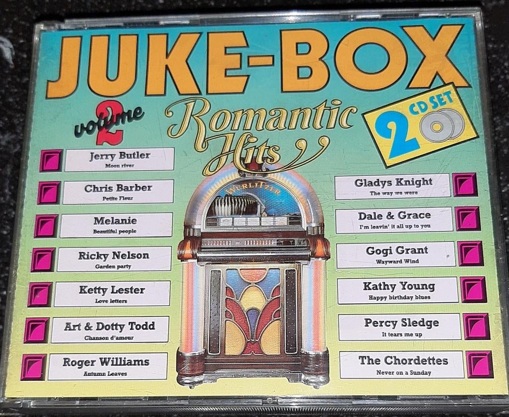 Juke-box romantic hitd volume 2 2cd, Ophalen of Verzenden, Zo goed als nieuw, Pop, Boxset