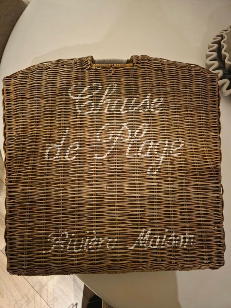 Riviera Maison strandstoel, Ophalen, Zo goed als nieuw, Rond, Hout