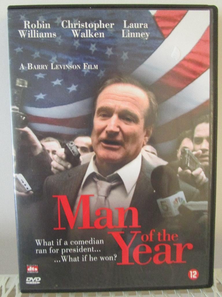 dvd Man of the Year, Vanaf 12 jaar, Ophalen of Verzenden, Zo goed als nieuw, Overige genres
